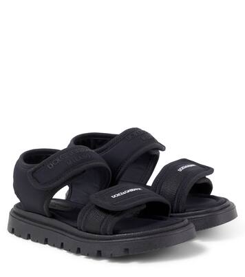 Logo mesh sandals | Dolce&Gabbana Kids
