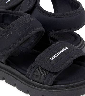 Logo mesh sandals | Dolce&Gabbana Kids