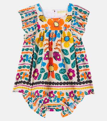 Baby cotton dress and bloomers set | Fábula