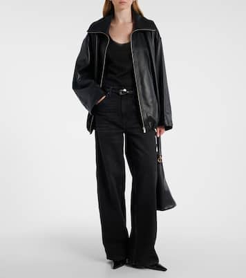 Elisse leather jacket | Nour Hammour