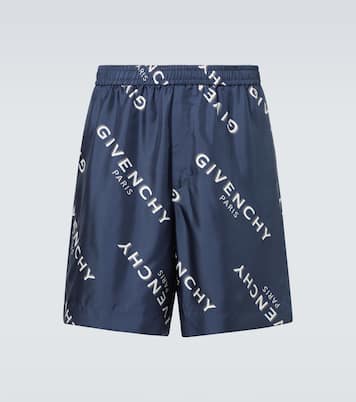 Bermuda-Shorts Givenchy Shadow aus Seide | Givenchy