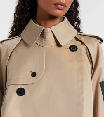 Cotton-blend gabardine and twill jacket | Sacai