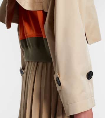 Cotton-blend gabardine and twill jacket | Sacai