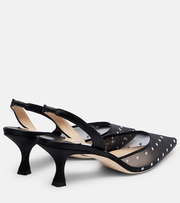 Salones destalonados Carolyne 50 a lunares | Manolo Blahnik