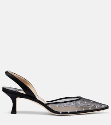 Salones destalonados Carolyne 50 a lunares | Manolo Blahnik