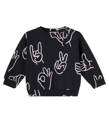Monti printed cotton jersey sweatshirt | Molo