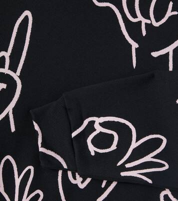 Monti printed cotton jersey sweatshirt | Molo