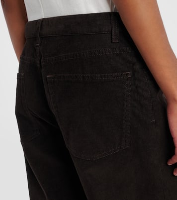 Pantalon droit Eglitta en velours côtelé de coton | The Row