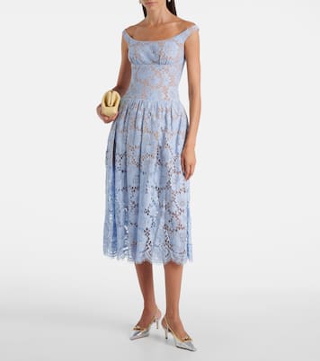 Midikleid aus Spitze | Self-Portrait