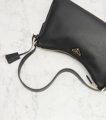 Prada Aimée Large leather shoulder bag | Prada