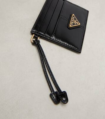 Leather card holder | Prada