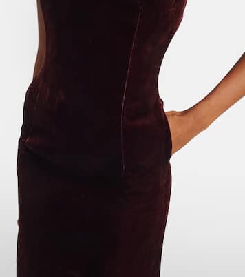 Robe Noélie aus Samt mit Kristallen | The New Arrivals Ilkyaz Ozel