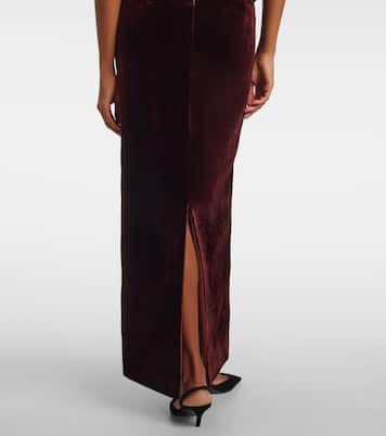 Robe Noélie aus Samt mit Kristallen | The New Arrivals Ilkyaz Ozel