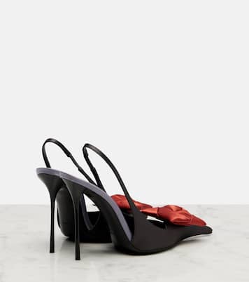 Slingback-Pumps Amalia 110 aus Satin | Saint Laurent