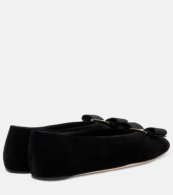 Vanna velvet ballet flats | Ferragamo