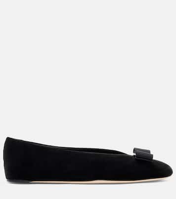 Vanna velvet ballet flats | Ferragamo