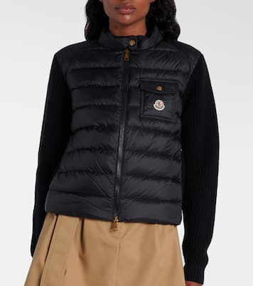Daunenjacke mit Wolle und Kaschmir | Moncler