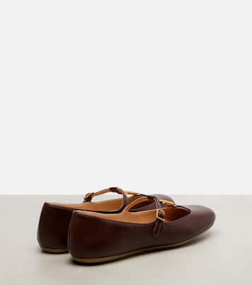 Ballerinas Leonore aus Leder | Chloé