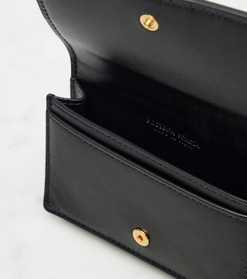 Porte-cartes Cassette Intrecciato en cuir | Bottega Veneta