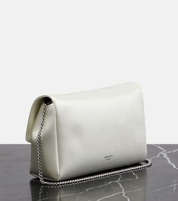 Pochette Soft Bow Mini en satin à ornements | Jimmy Choo
