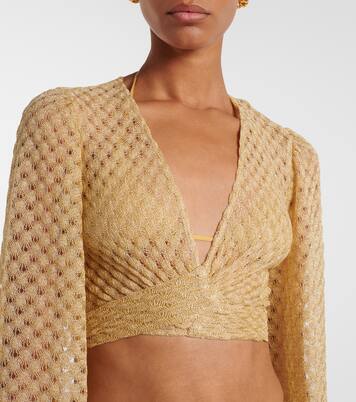 Lamé crop top | Missoni