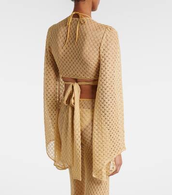 Lamé crop top | Missoni