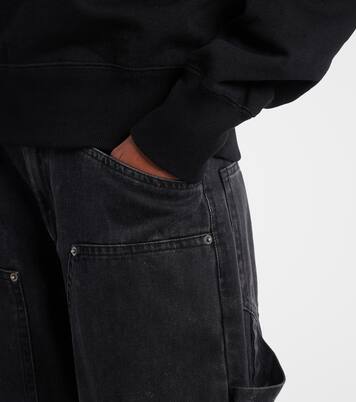 Moby logo cotton-blend fleece sweatshirt | Marant Etoile