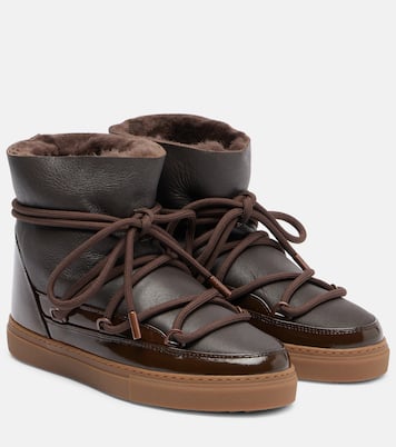 Gloss leather snow boots | Inuikii