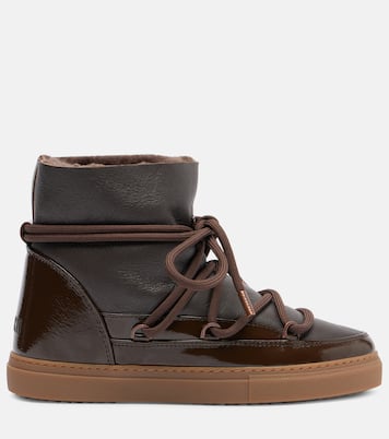 Gloss leather snow boots | Inuikii