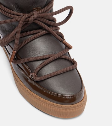 Gloss leather snow boots | Inuikii