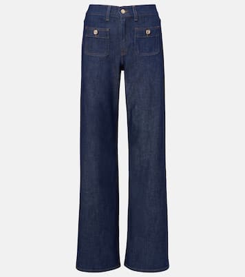 Jeans a gamba larga Lotta Tailorless a vita media | 7 For All Mankind