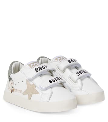 Bébé – Baskets Old School en cuir | Golden Goose Kids