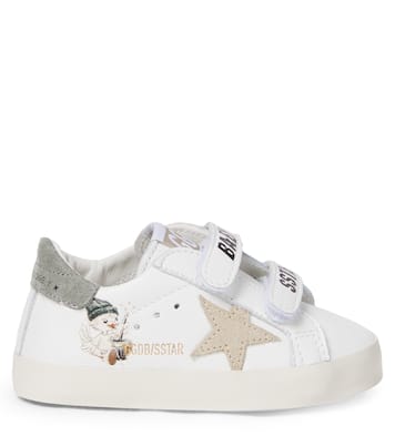 Bébé – Baskets Old School en cuir | Golden Goose Kids