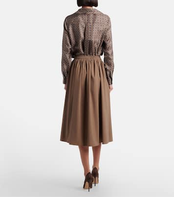 Livrea virgin wool midi skirt | Max Mara