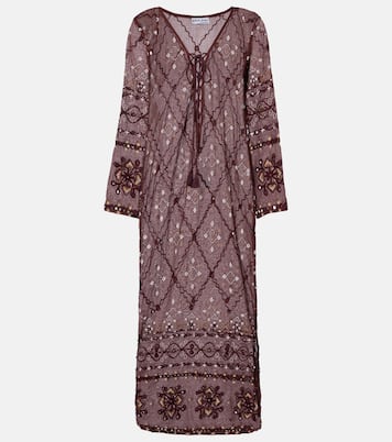 Bestickter Kaftan aus Baumwolle | Juliet Dunn