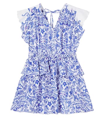 Noemi floral cotton dress | Poupette St Barth Kids