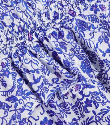 Noemi floral cotton dress | Poupette St Barth Kids