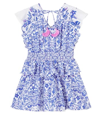 Noemi floral cotton dress | Poupette St Barth Kids