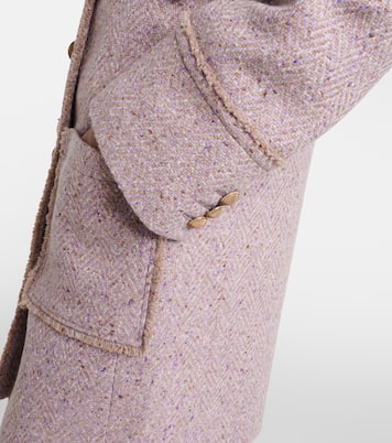 Wool-blend tweed coat | Chloé