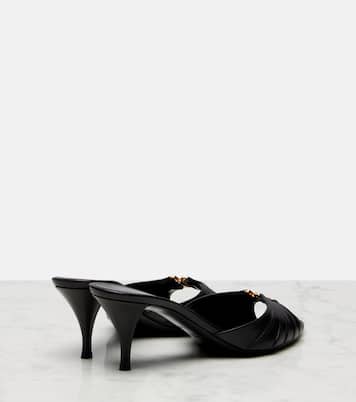 Pantoletten Babylone 60 aus Leder | Saint Laurent