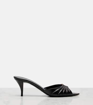 Pantoletten Babylone 60 aus Leder | Saint Laurent