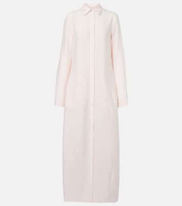 Silk-blend shirt dress | Toteme