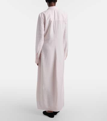 Silk-blend shirt dress | Toteme