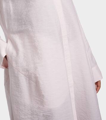 Silk-blend shirt dress | Toteme