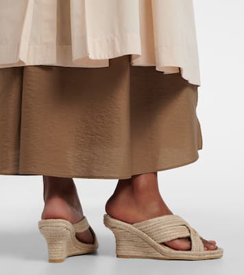 Woven espadrille wedges | Burberry