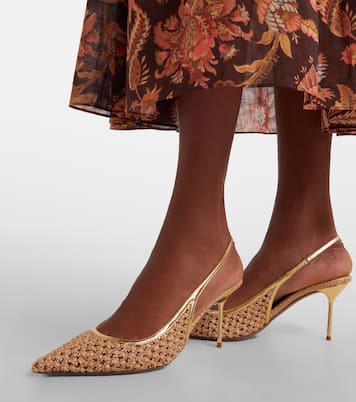 Slingback-Pumps Lidia mit Leder | Paris Texas