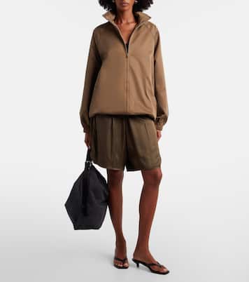 Nelis satin Bermuda shorts | The Frankie Shop