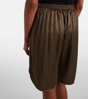 Nelis satin Bermuda shorts | The Frankie Shop