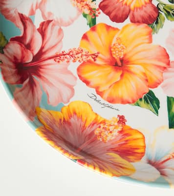 Floral ceramic platter | Dolce&Gabbana Casa
