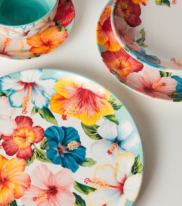 Floral ceramic platter | Dolce&Gabbana Casa